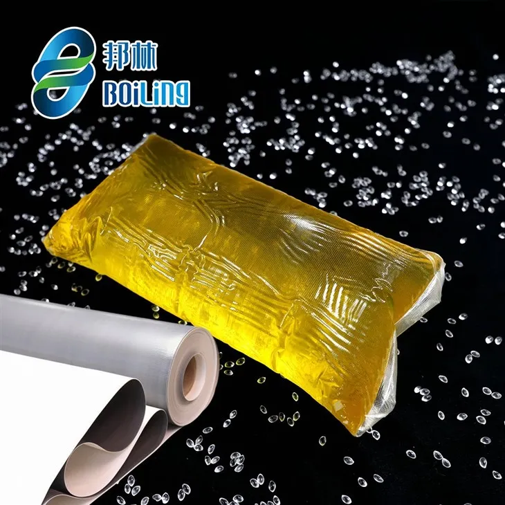 PSA melegen olvadó ragasztó TPO vízálló lapanyaghoz