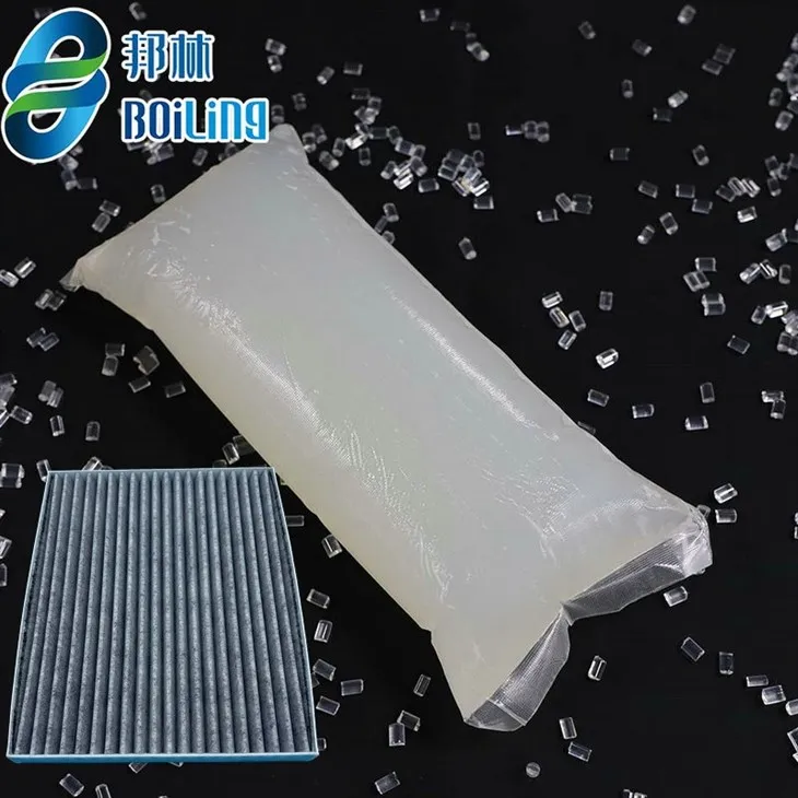 Nyomásérzékeny ragasztó légszűrőhöz