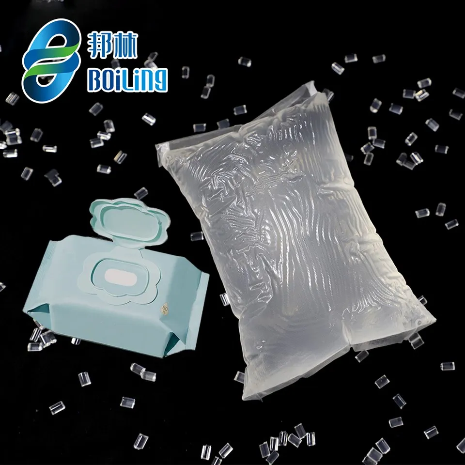 Nedves törlőkendő sapka melegen olvadó ragasztó