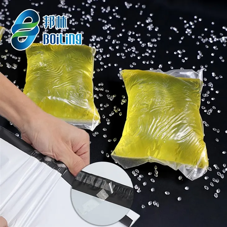 Sárga melegen olvadó ragasztótömb Expressz táska lezárásához